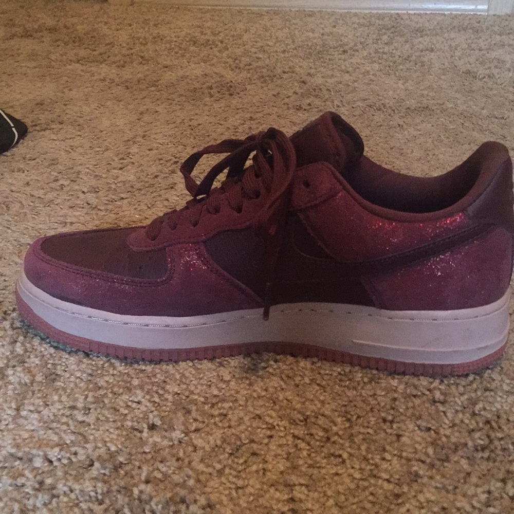 Ruby Glitter Nike Air Force 1 - image 2